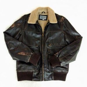 Levi's Signature Faux Leather Aviator Bomber SM